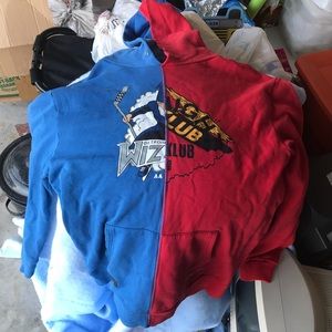 Off- White 2 tone hoodie